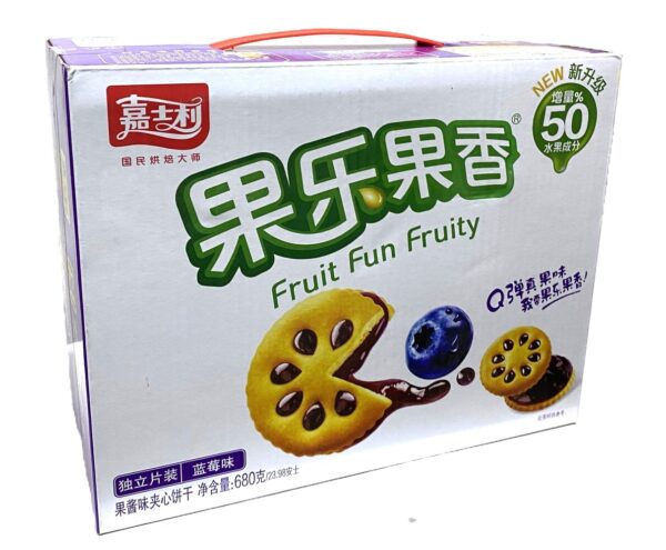 蓝莓奶油夹心饼干 680g
