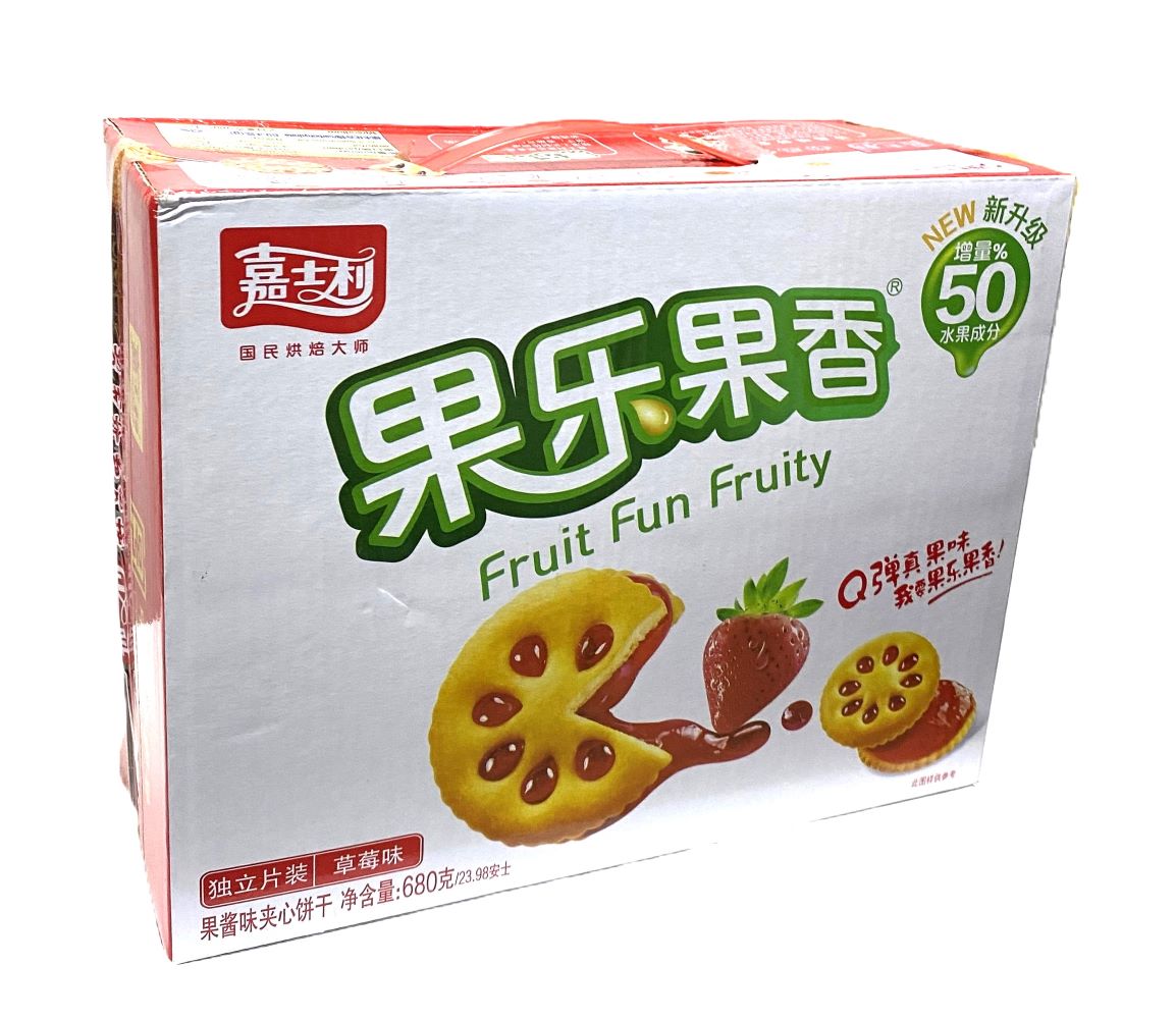 草莓奶油夹心饼干 680g