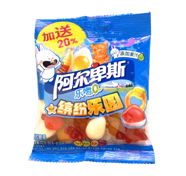 缤纷味QQ糖72g