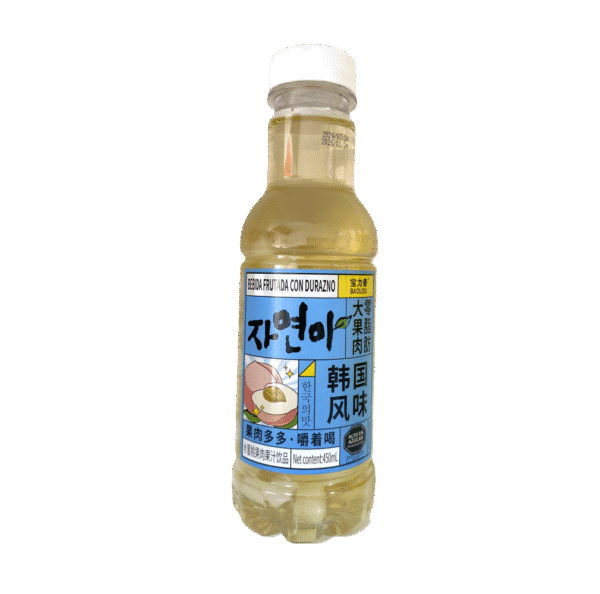 韩国风味果汁饮品水蜜桃味 450ml