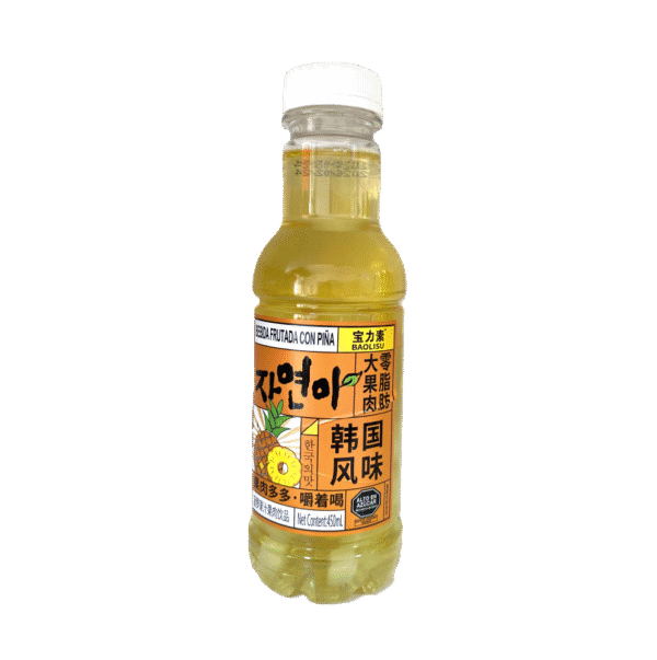 韩国风味果汁饮品菠萝味 450ml