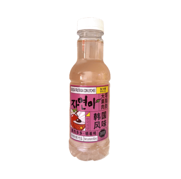 韩国风味果汁饮品荔枝味 450ml